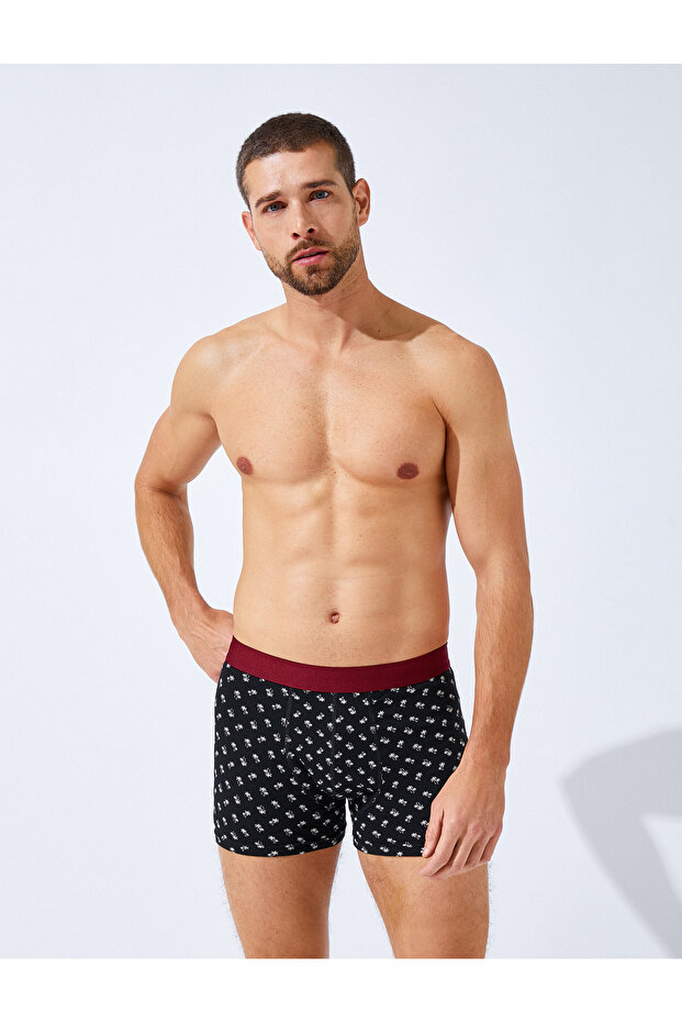 Pamuklu 3'lü Basic Boxer - 2