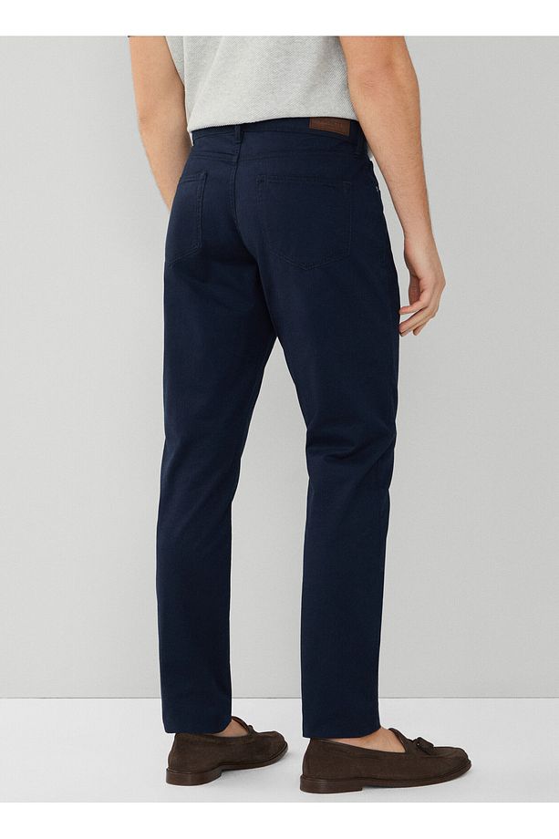 Normal Bel Normal Paça Slim Fit Lacivert Erkek Pantolon HM212491 - 4