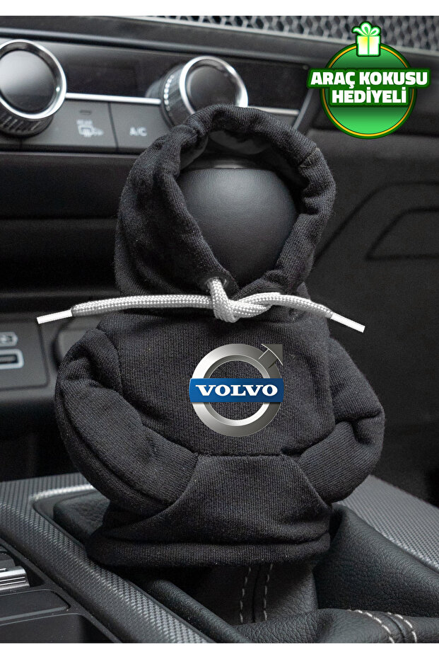 Volvo Black Gear Shift Hoodie Car Gear Shift Clothing Shift Fleece Auto Accessory Gear Shift Knob