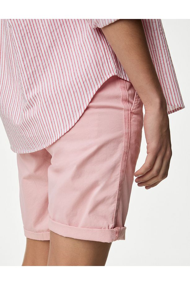 Regular Fit Chino Şort - 3