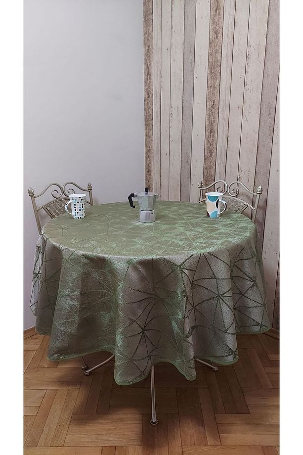 Birinci Sınıf ,fonluk Kumaş,dertsiz,yuvarlak ,fiskos,yemek Masası Örtüsü - 5