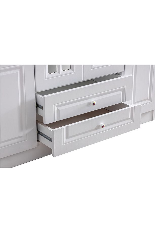Gardırop, Country West Mdf Ön Yüzeyli 4 Kapaklı Dolap - 7