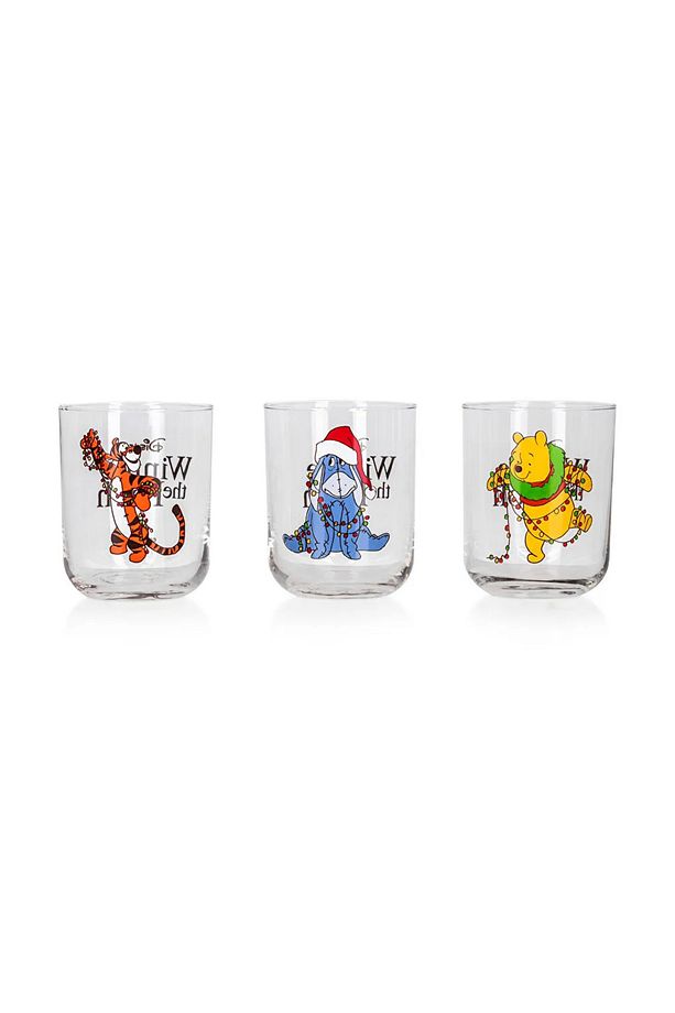 LCW HOME Karışık Baskılı Winnie The Pooh Baskılı Cam Bardak 3'lü 350 Ml - 6