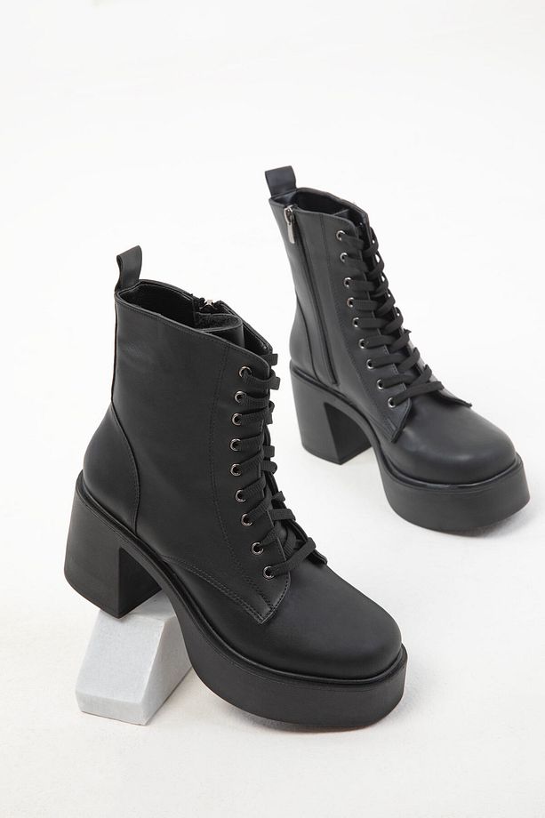 Siyah Kadın Bot & Bootie 19985 - 2