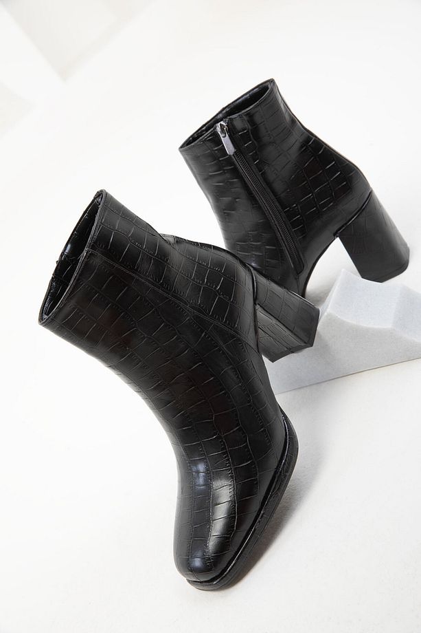 Siyah Krako Kadın Bot & Bootie 19949 - 2
