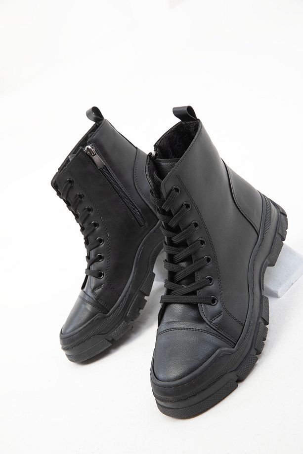 Siyah Kadın Bot & Bootie 19916 - 2