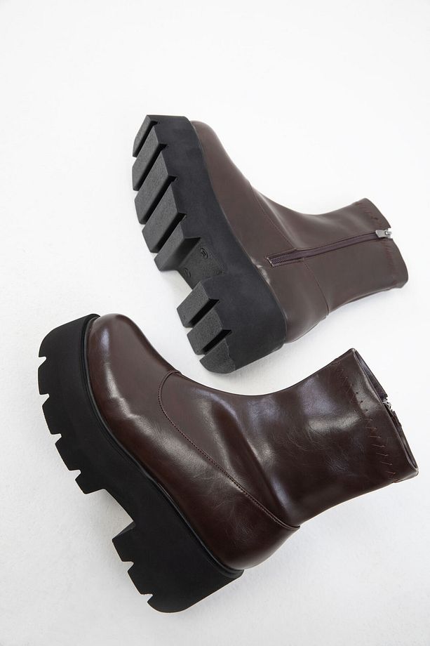 Kahve Kadın Bot & Bootie 19573 - 4