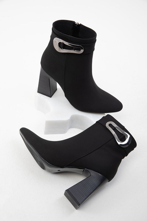 Siyah Kadın Bot & Bootie 20001 - 2