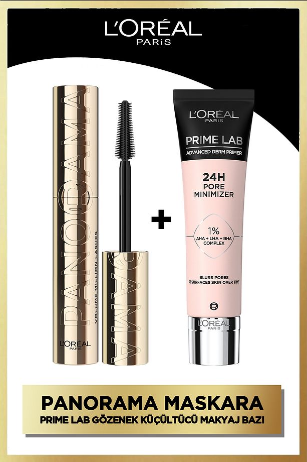 Panorama Siyah + Prime Lab Pore Minimizer Gözenek Küçültücü Aha Ve Bha Içeren Primer - Makyaj Bazı - 1