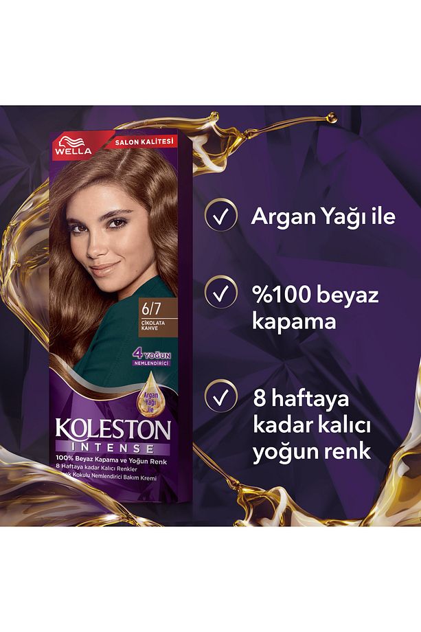 Koleston Intense Saç Boyası 6/7 Çikolata Kahve 2x - 8