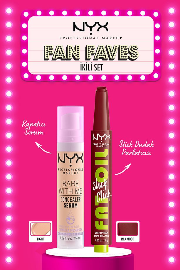 Bare With Me Kapatıcı Serum 02 Light & Fat Oil Slick Click Parlatıcı Dudak Balmı - 11 In a Mood - 1