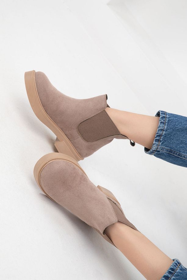 Vizon Süet Kadın Bot & Bootie 18371 - 4