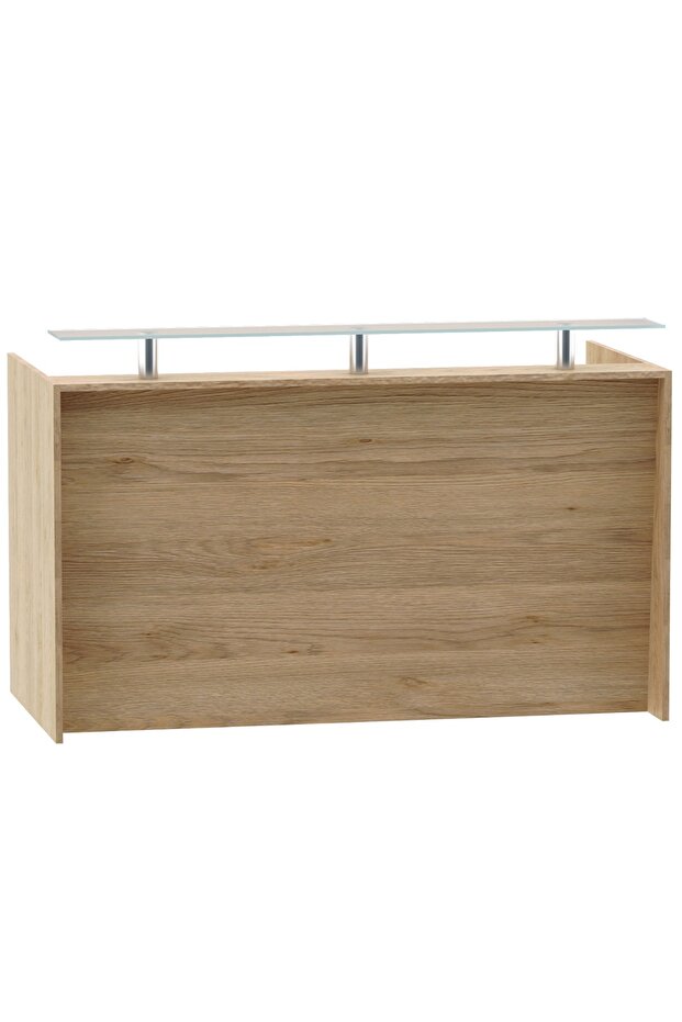 R06 Sand Gladstone Office Reception Desk - 180cm