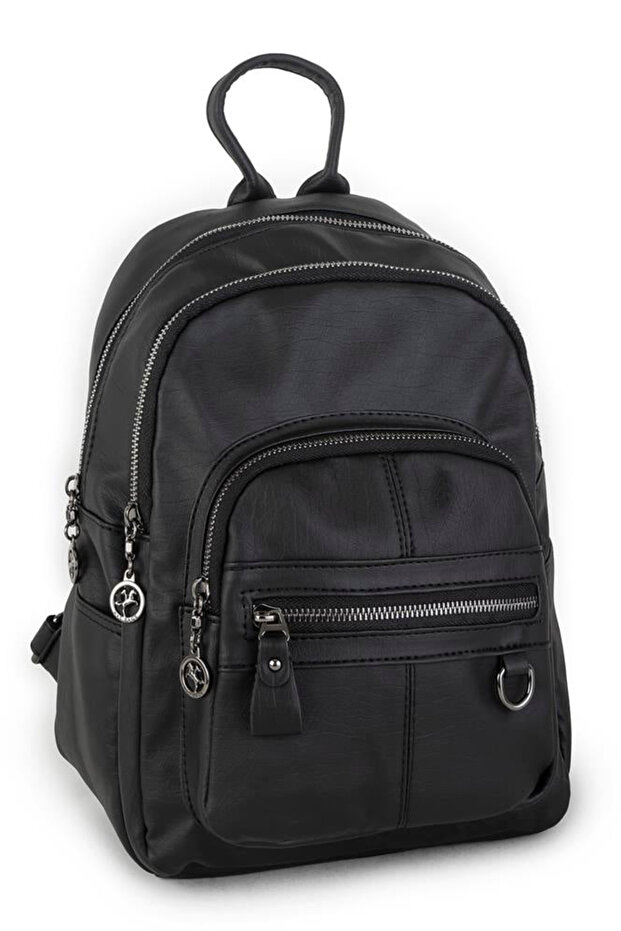 Women's Backpack - Black Washed