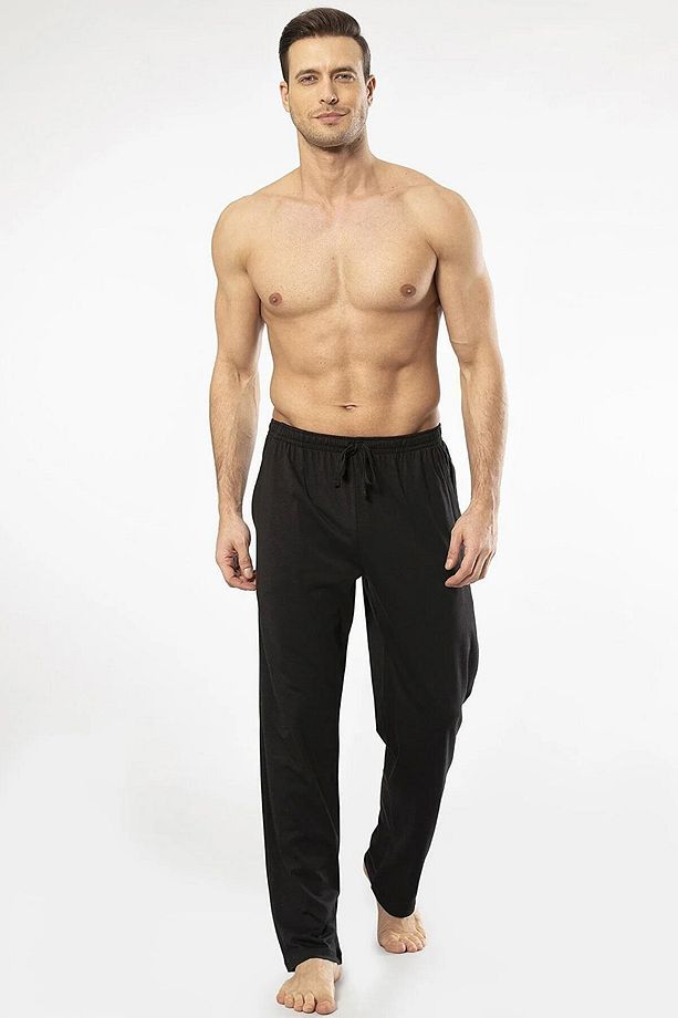 Pamuklu Model Kumaş Erkek Alt Pijama - 4
