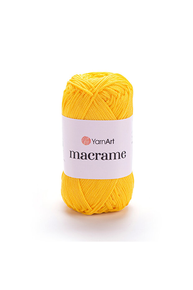 أصفر داكن - مكرامية - خيط مكرامية للحياكة اليدوية 142 - 1