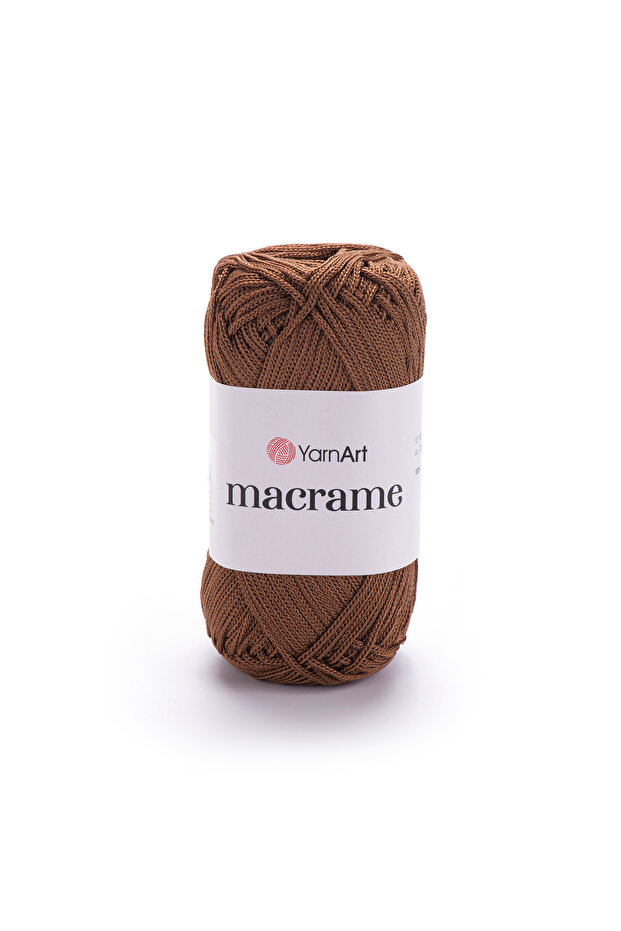 مكرامية مكرامية حبل للحياكة اليدوية بني فاتح-151 - 1