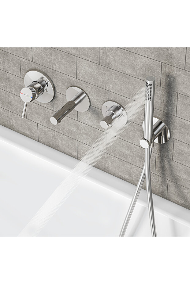 Origin A45543 1F El Duşu Takımı, Krom - 4