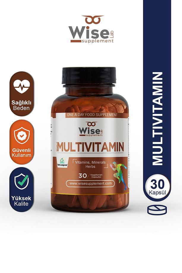 Multivitamin Bitkisel 30 Bitkisel Kapsül - 1