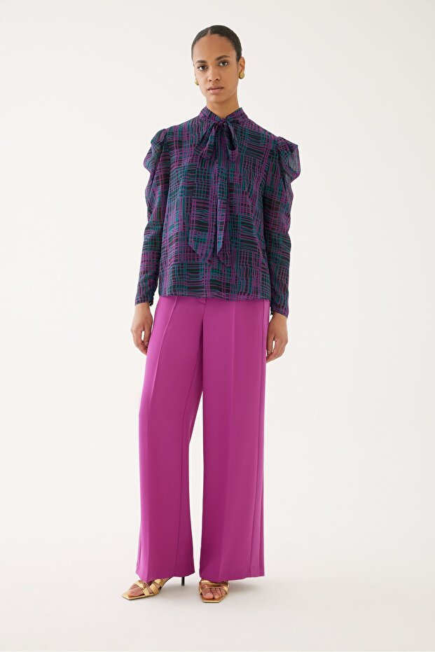 Bağlamalı Bluz - 3