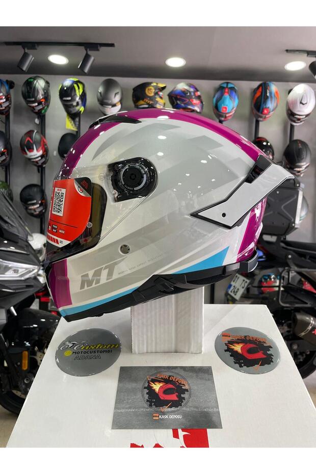 Thunder 4 SV Treads C8 Full Face Parlak Kapalı Kask - 1