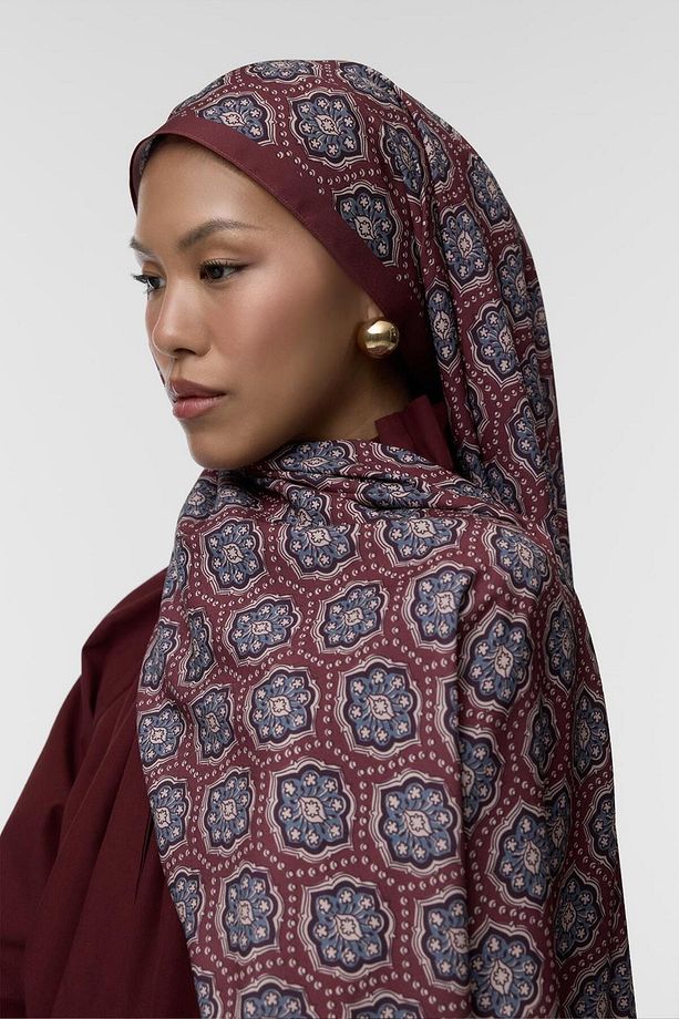 Daily Print Şal Ruby Desenli - 5