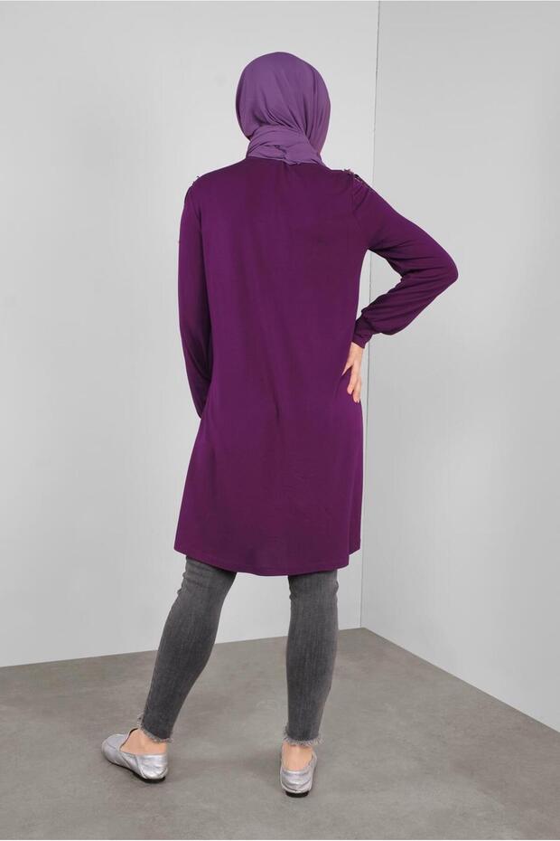 FIRFIRLI DANTELLİ TUNİK 41213 - 4