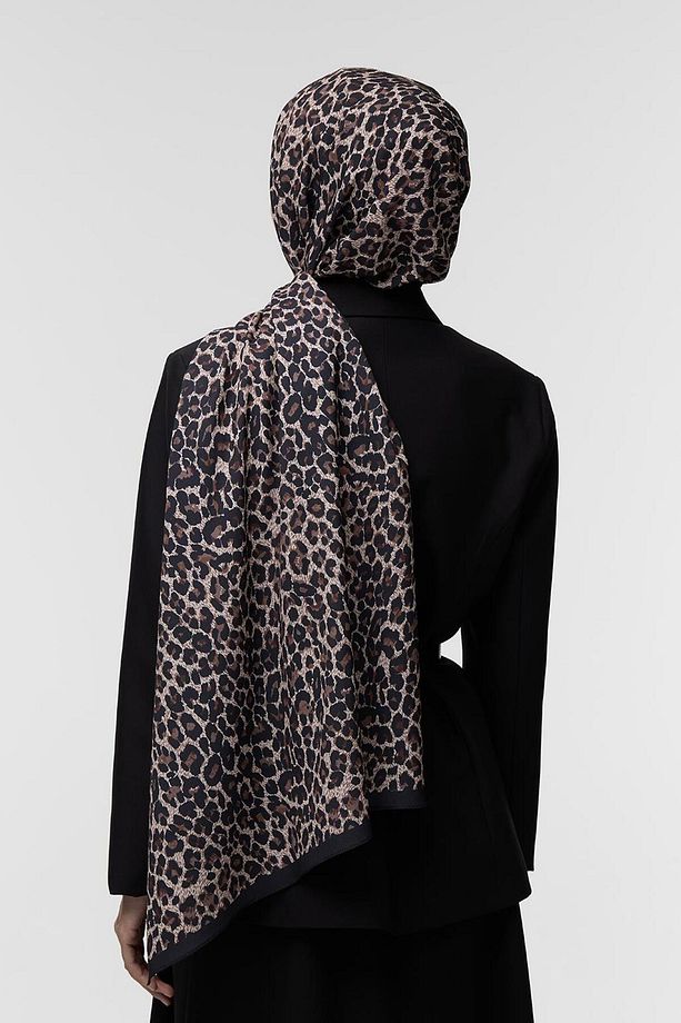 Daily Print Şal Leopard Desenli - 4