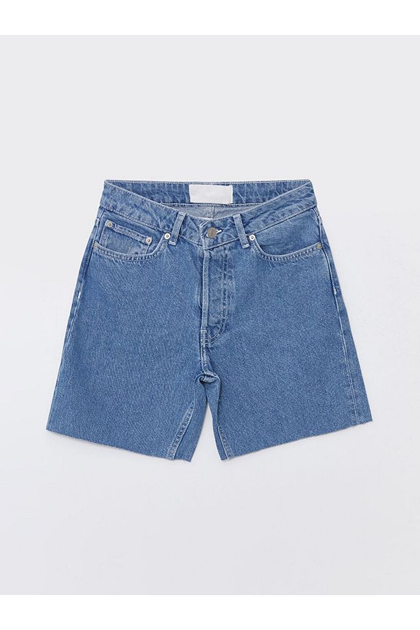Dar Fit Kadın Jean Şort - 6