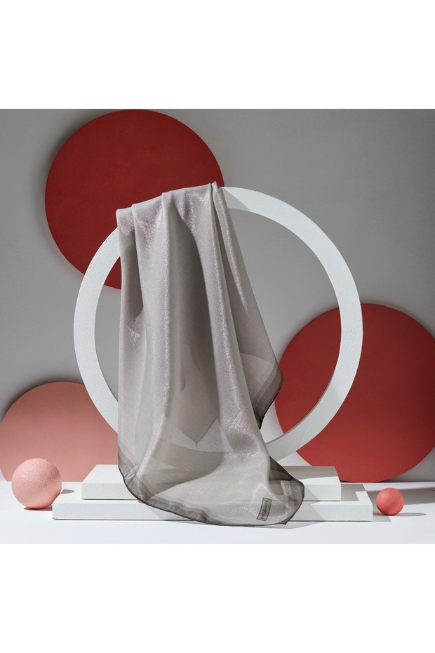 Kehribar Simli Eşarp - 1