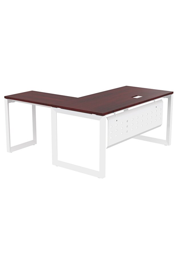 Vorm 136-14L Apple Cherry Modern Workstation without Drawer