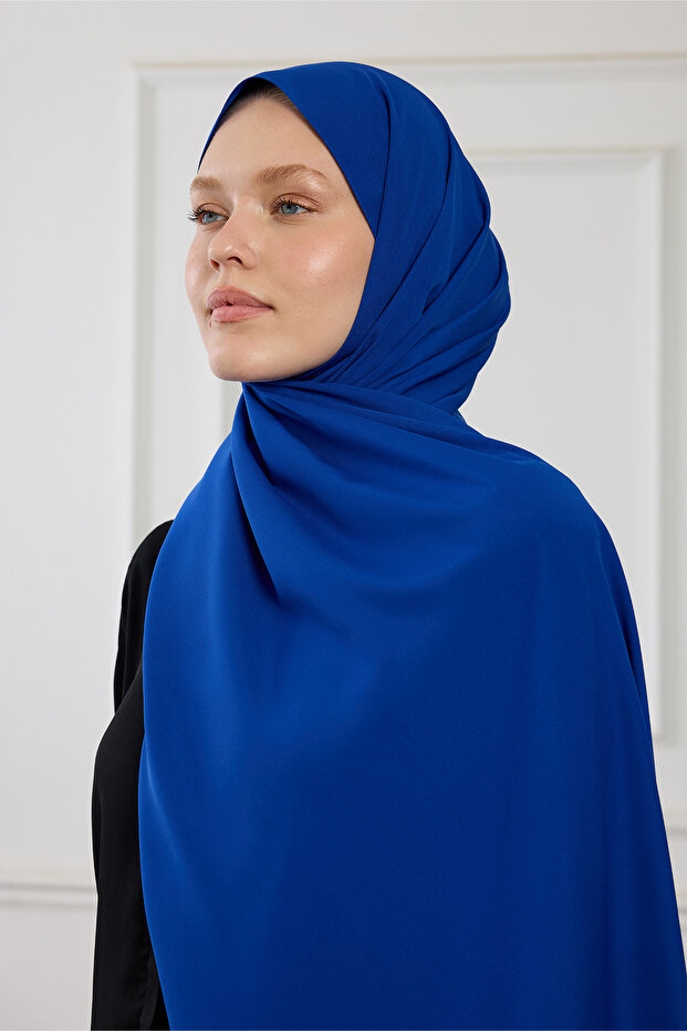 Medina Silk Cobalt Blue Shawl