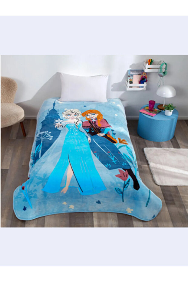 Licensed Blanket Frozen Flower Power Single