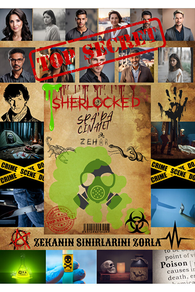 , Detective Game, Murderer Finding Game, Detective Game, Crime, Mystery, Box Games, Intelligence