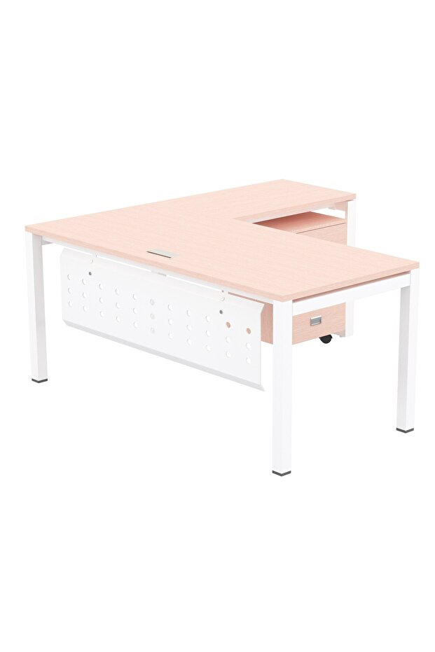 Figura 72-16L Oak Modern Workstation