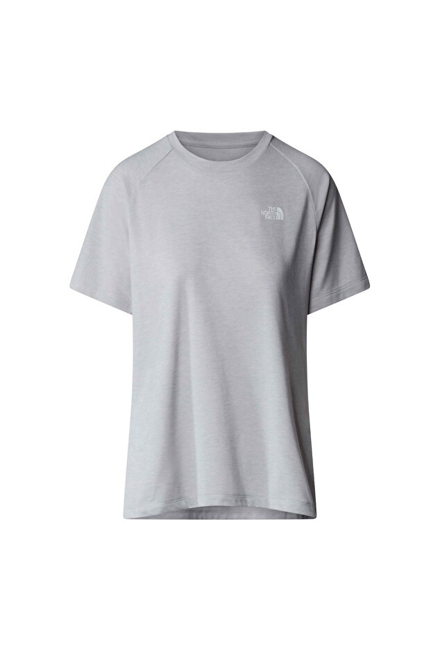 Foundation Women's Gray Round Neck T-Shirt