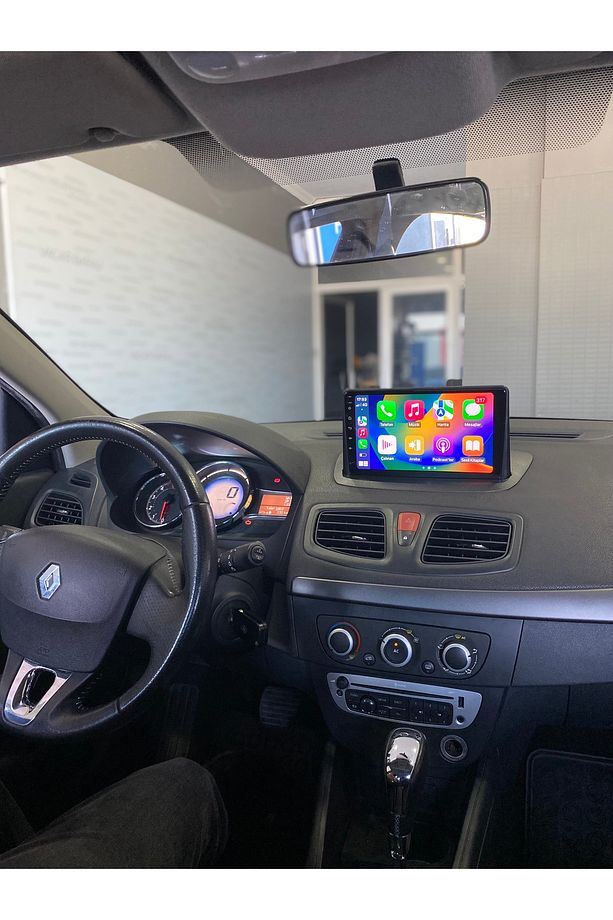 RENAULT MEGANE 3 2010-15 9" UYUMLU ANDROID MULTİMEDYA GERÇEK 2/32 KABLOSUZ CARPLAY GERİ KAMERALI - 2