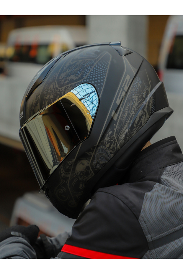 RAPID 2 CRYPT MAT SİYAH KASK - 4