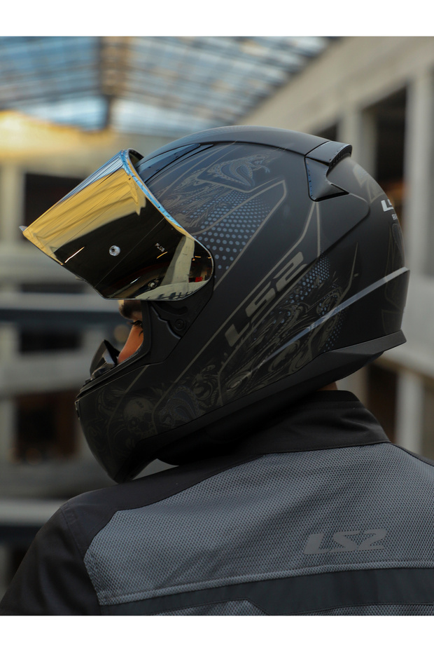 RAPID 2 CRYPT MAT SİYAH KASK - 6