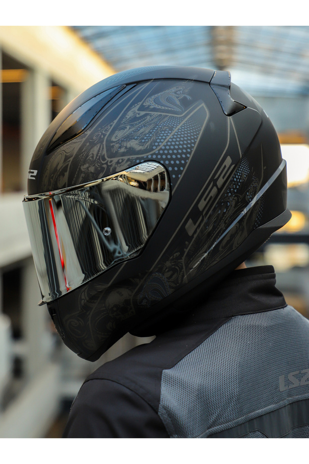 RAPID 2 CRYPT MAT SİYAH KASK - 7