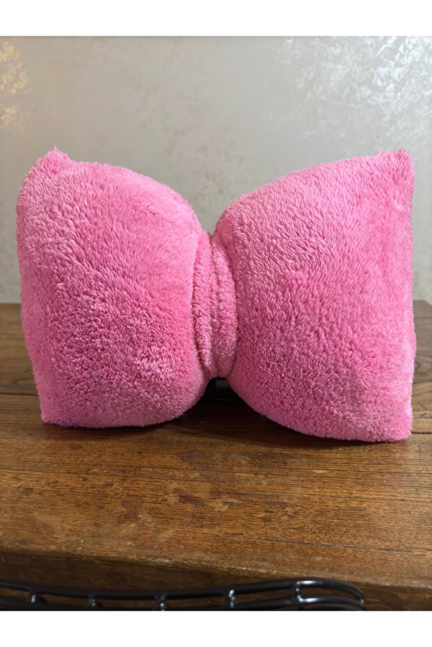 Pink Bow Throw Pillow - 2