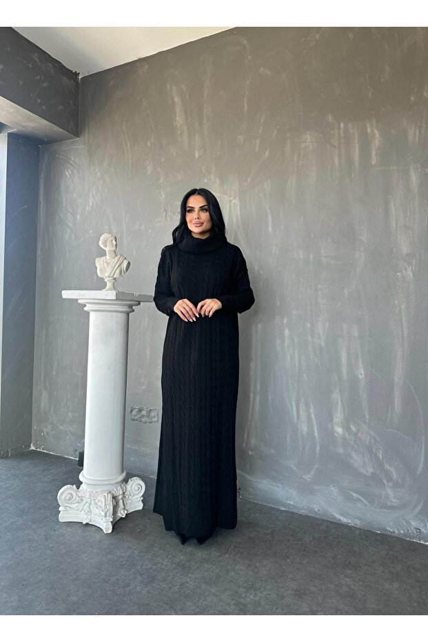 Women's Hair Knitting Detail Long Tunic 2 Pack Pants Suit
