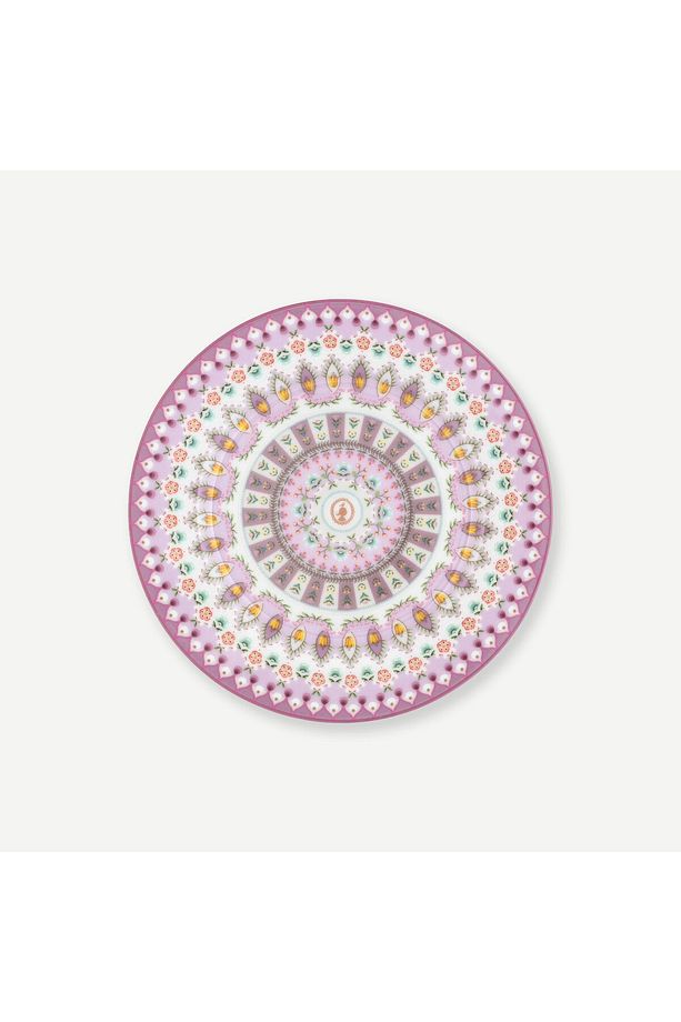 Lily & Lotus Mor Porselen Pasta Tabağı 17 Cm - 1