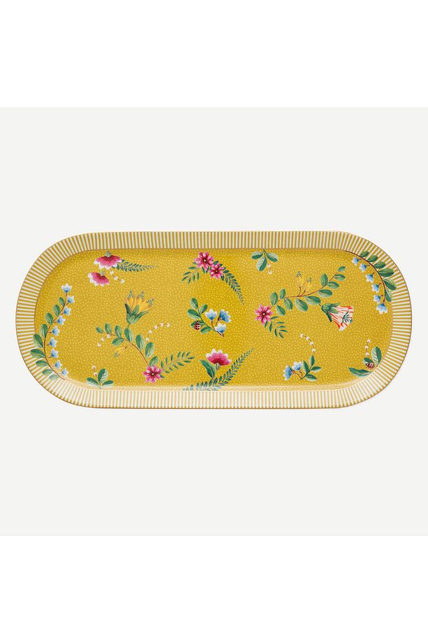 La Majorelle Sarı Porselen Servis Tabağı 33 Cm - 1