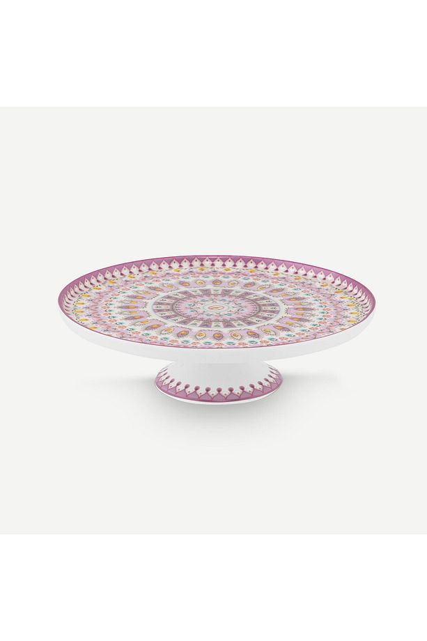 Lily & Lotus Mor Porselen Kek Standı 21 Cm - 1