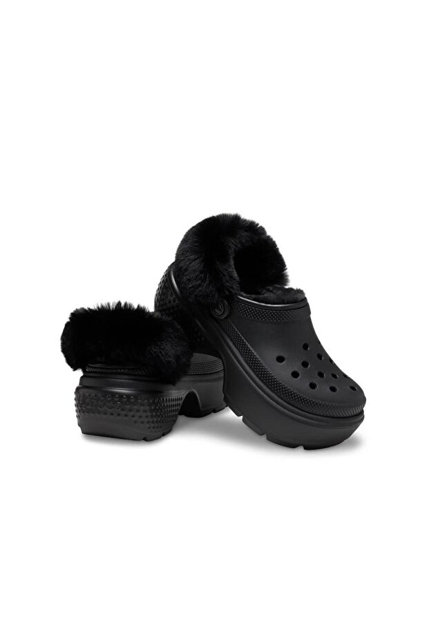 Stomp Lined Clog Kadın Terlik - Siyah - 3