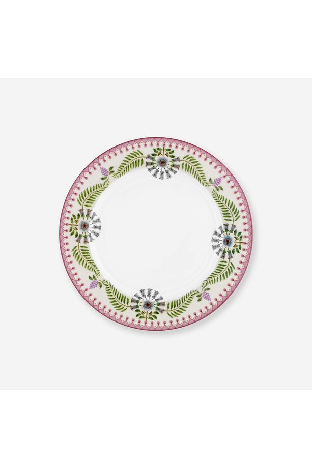 Lily & Lotus Beyaz Porselen Kahvaltı Tabağı 23 Cm - 1