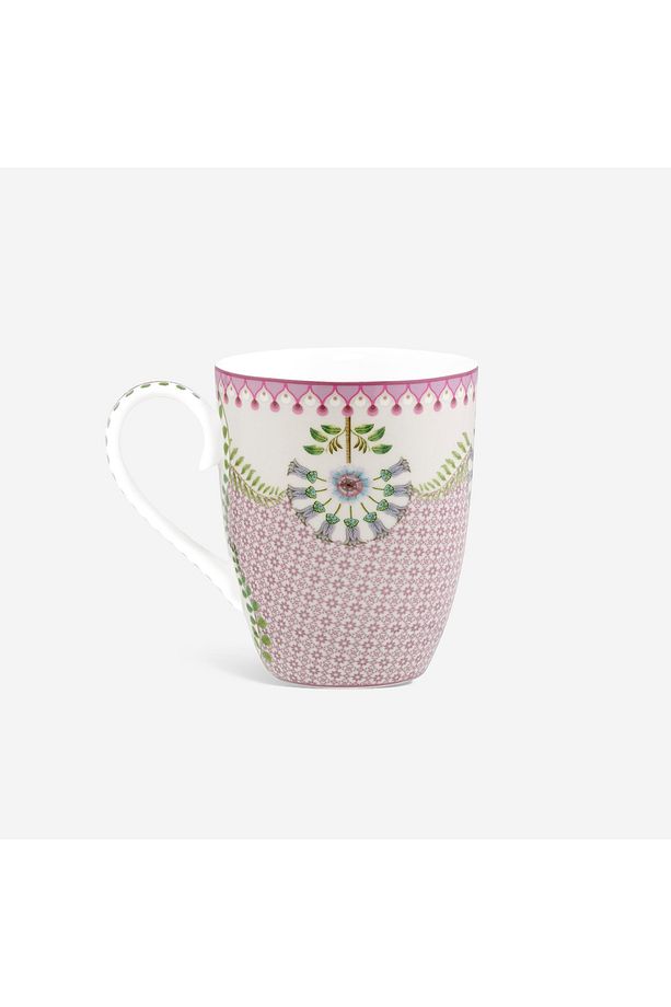 Lily & Lotus Mor Porselen Kupa Seti 350 ml - 3