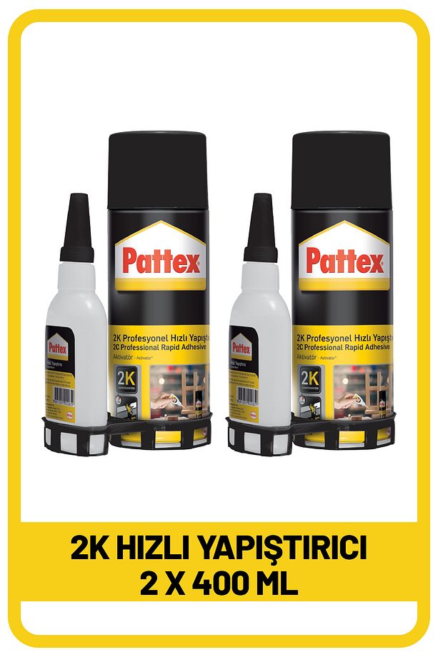 2 K HIZLI YAP. 400ML x 2 Adet - 1