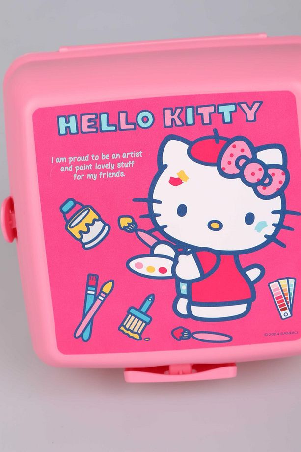 YENİ SEZON LİSANSLI HELLO KITTY 2 KATLI BESLENME KUTUSU / LUNCH BOX - 3